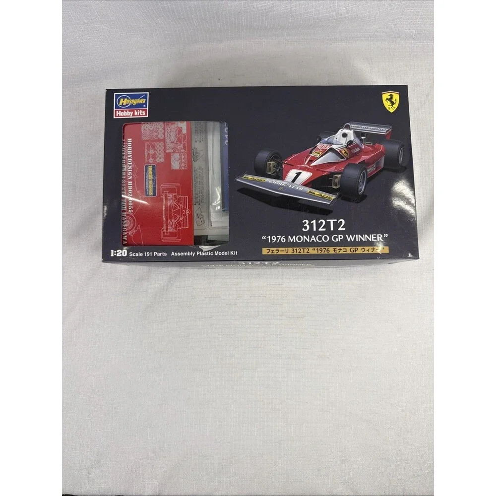 Hasegawa 1:20 1976 Ferrari 312T2 Monaco GP Winner Made in Japan w/ extra kits